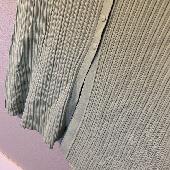 Esme Button-Up Midi Dress in Mint - NWT - Picture 7 of 10